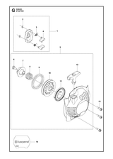 Husqvarna 581146501 onderdelentekening - positie 1