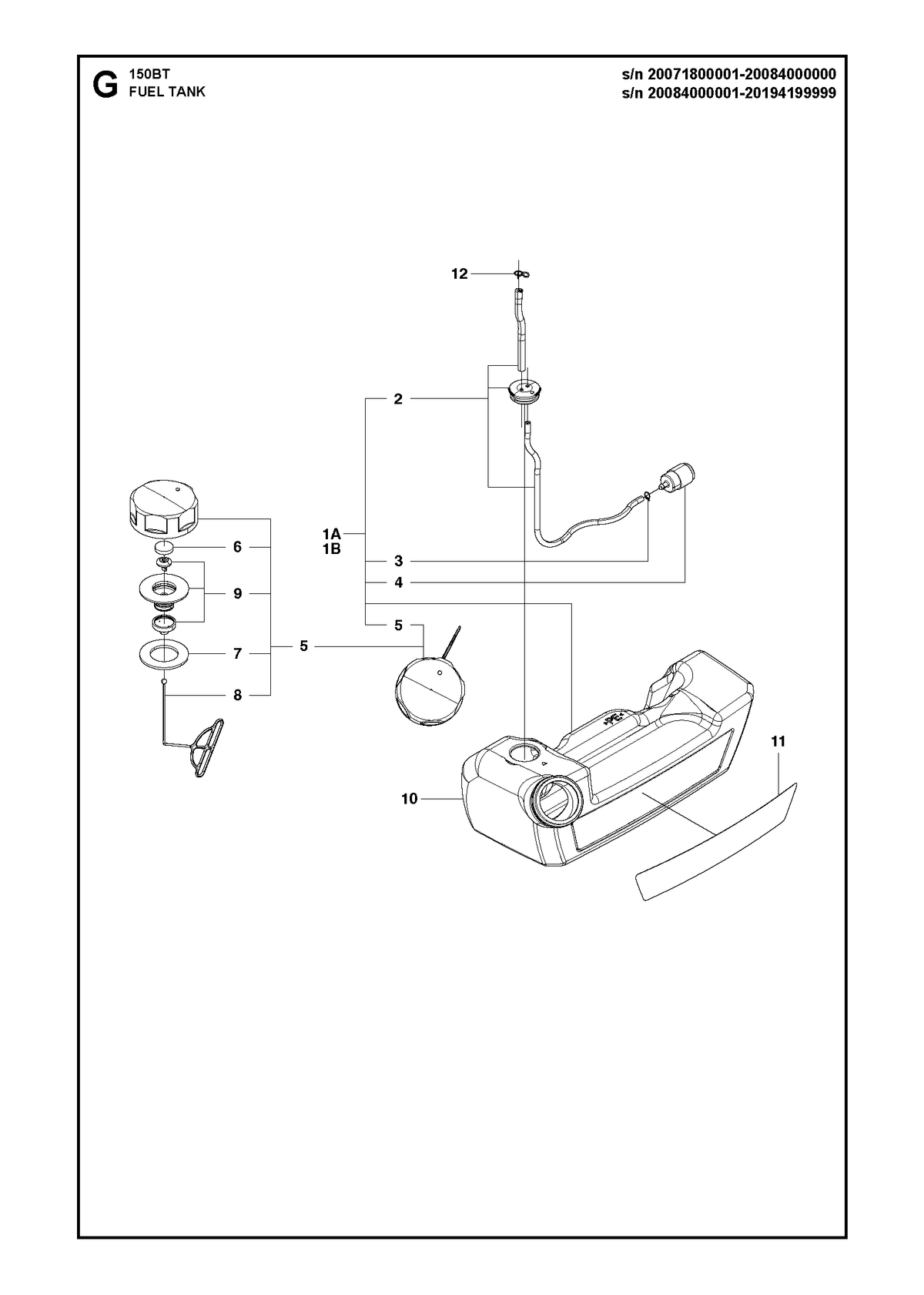 Husqvarna 544272901 onderdelentekening - positie 4