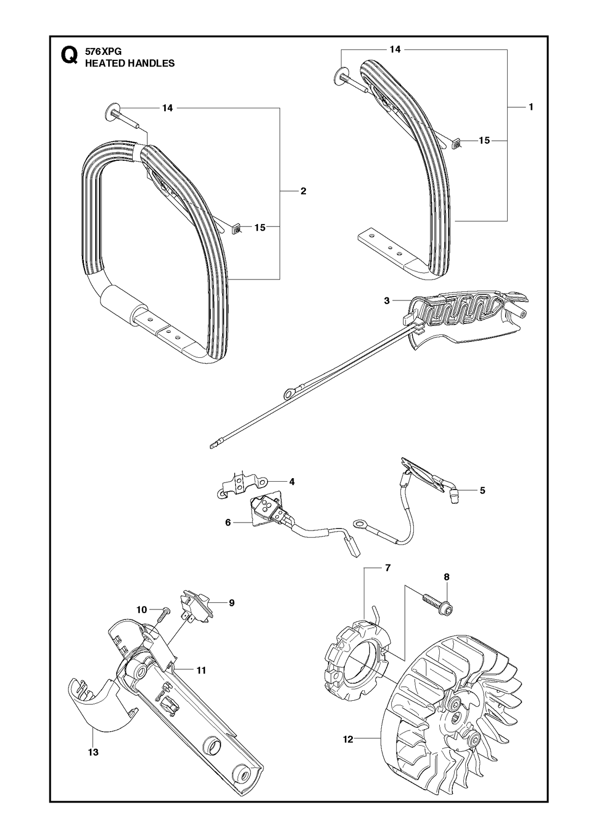 Husqvarna 537210801 onderdelentekening - positie 4