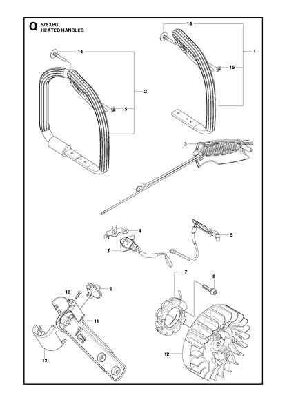 Husqvarna 537210801 onderdelentekening - positie 4