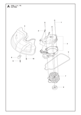 Husqvarna 529970301 onderdelentekening - positie 5