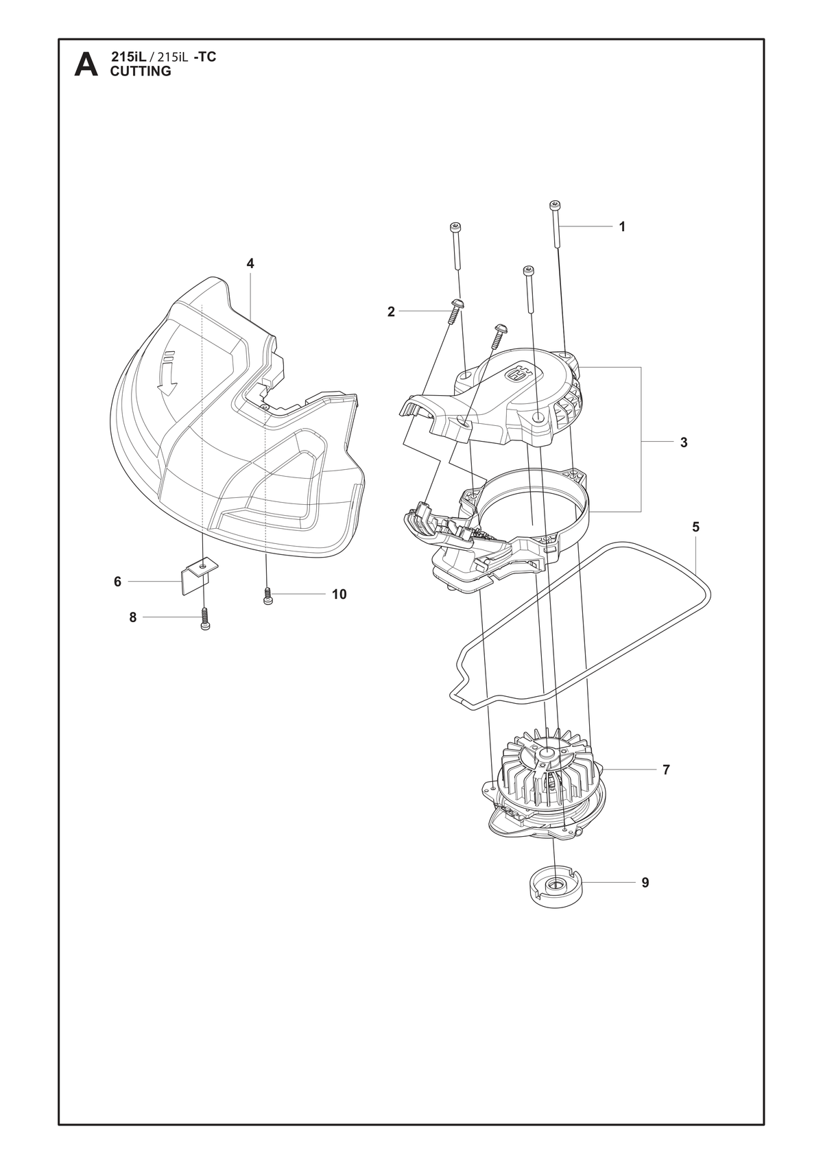 Husqvarna 529970301 onderdelentekening - positie 5