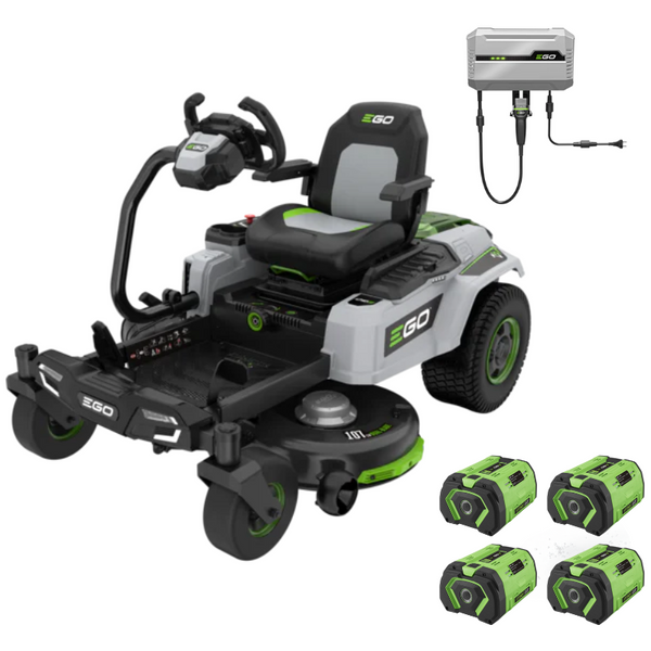 EGO Z6 ZT4201E-S Zero-Turn Accu Zitmaaier Incl. 4x Accu en 1x Lader