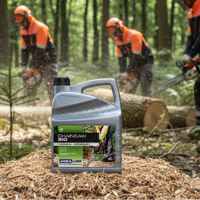 Agealube Chainsaw BIO Zaagkettingolie - 5 Liter - keizers.nu