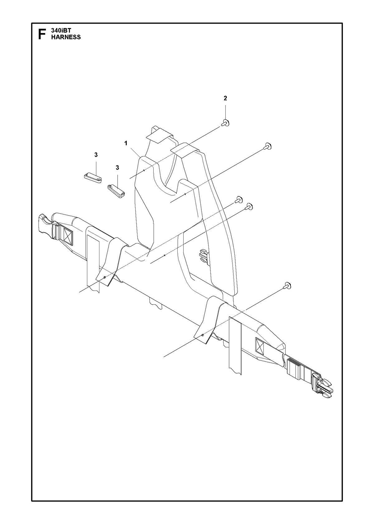Husqvarna 576579101 onderdelentekening - positie 1