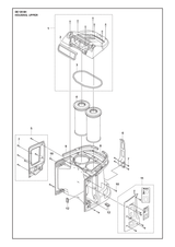 Husqvarna 535276801 onderdelentekening - positie 1