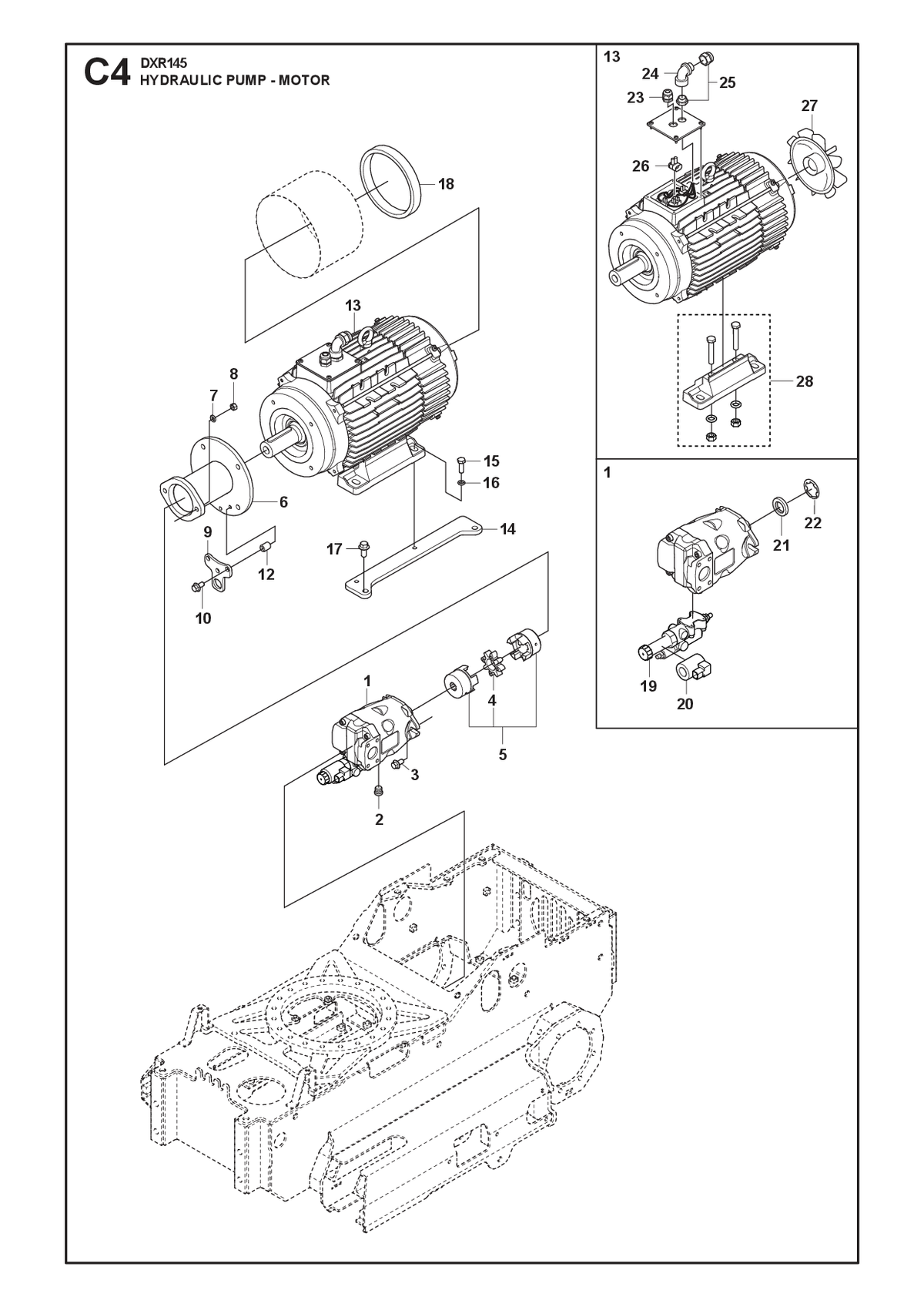 Husqvarna 535329101 onderdelentekening - positie 1