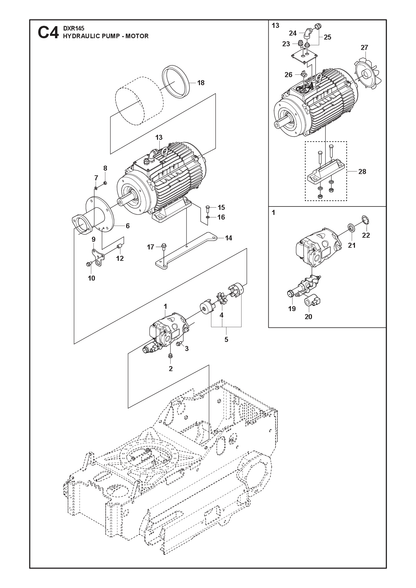 Husqvarna 531237101 onderdelentekening - positie 22
