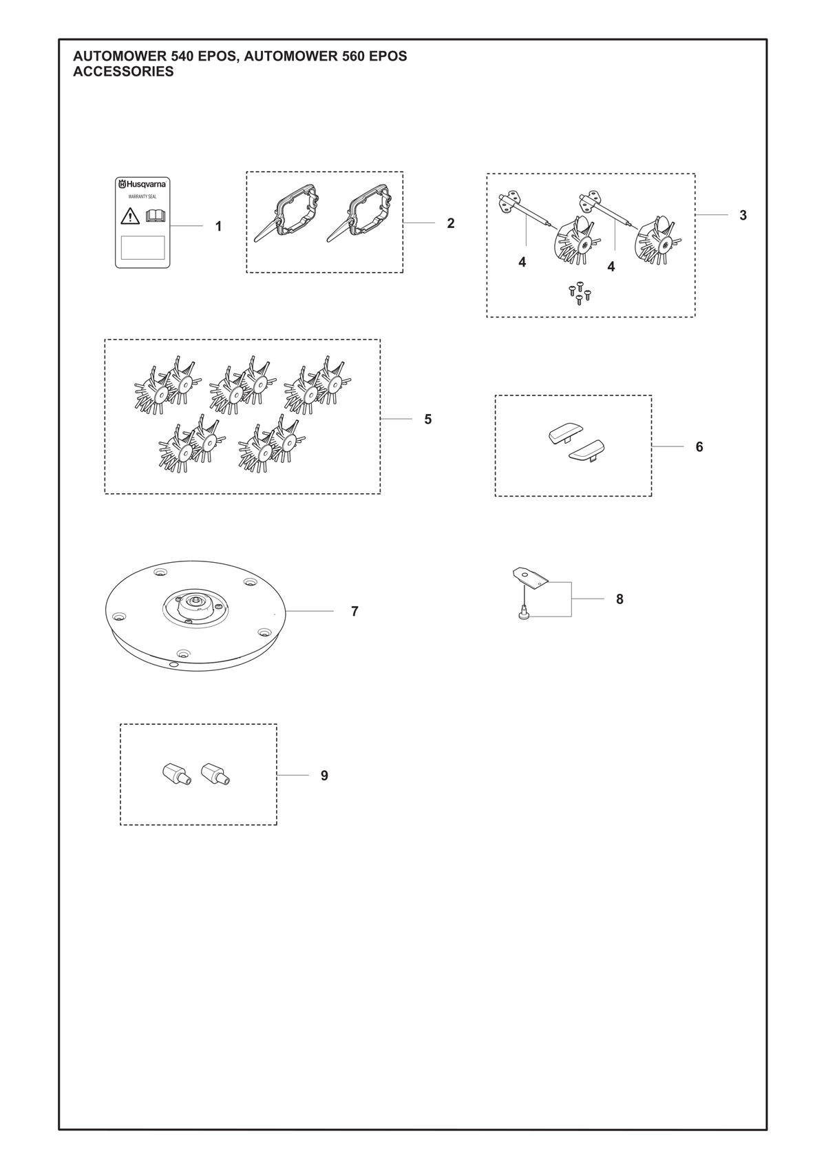Husqvarna 546573101 onderdelentekening - positie 4