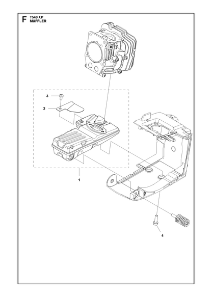 Husqvarna 505407901 onderdelentekening - positie 1
