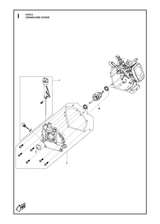 Husqvarna 598684406 onderdelentekening - positie 1