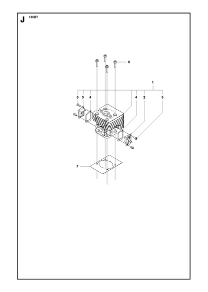 Husqvarna 504119101 onderdelentekening - positie 7