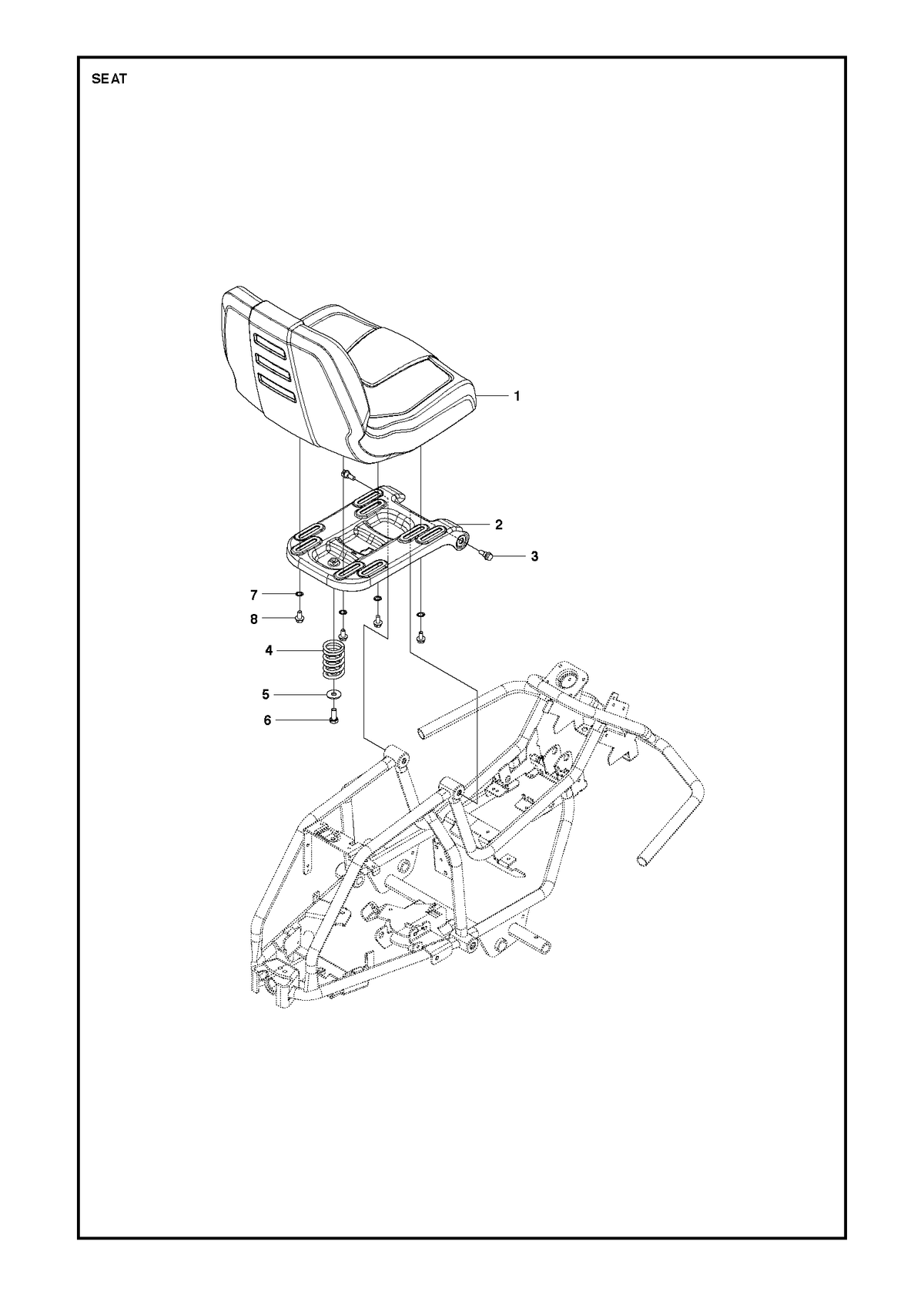 Husqvarna 581041501 onderdelentekening - positie 2