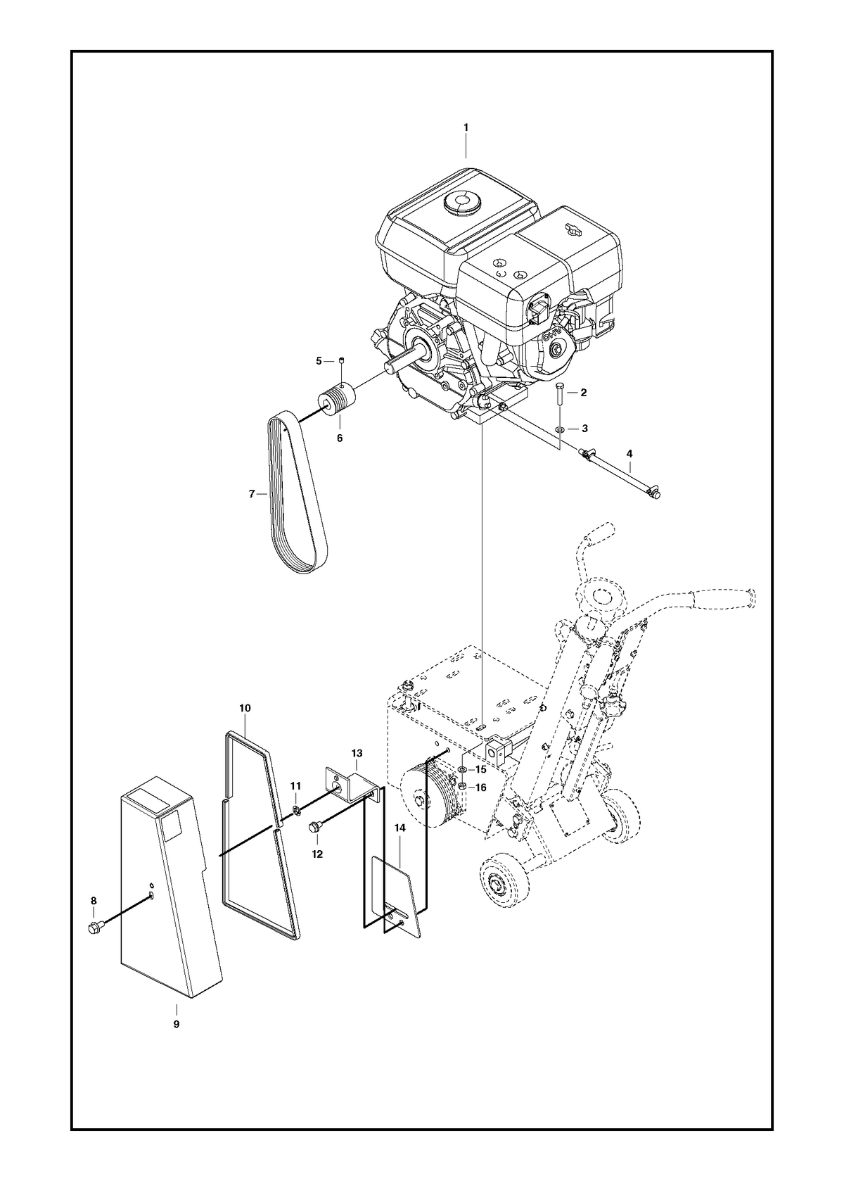 Husqvarna 589528401 onderdelentekening - positie 9