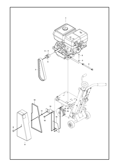 Husqvarna 589528401 onderdelentekening - positie 9