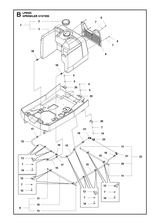 Husqvarna 595068401 onderdelentekening - positie 2