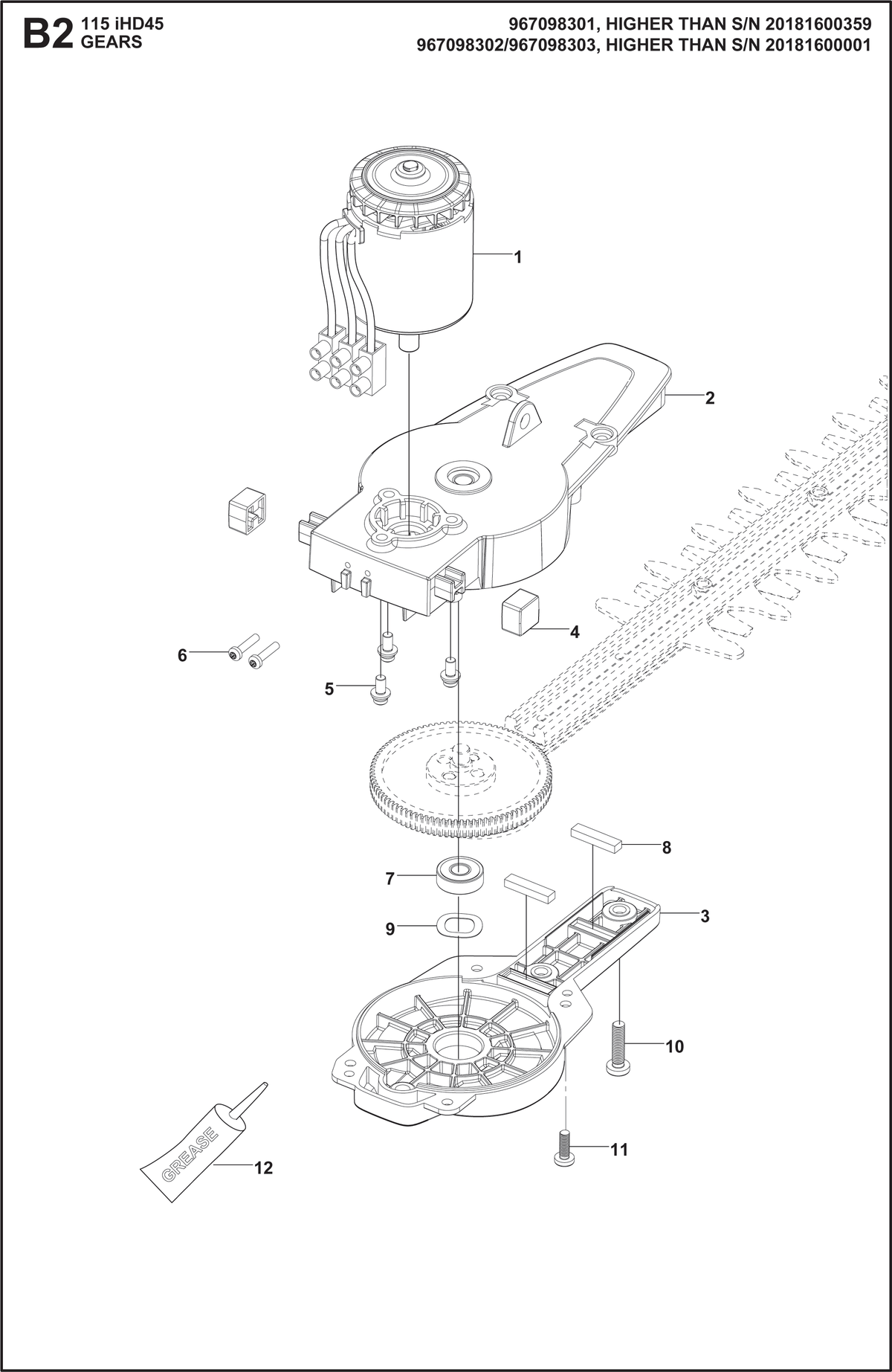 Husqvarna 586903002 onderdelentekening - positie 6
