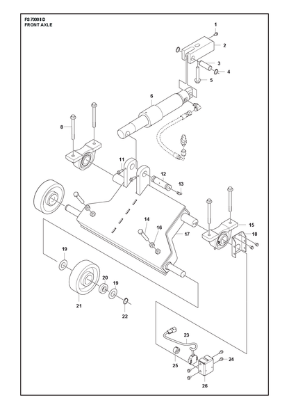 Husqvarna 579246401 onderdelentekening - positie 6