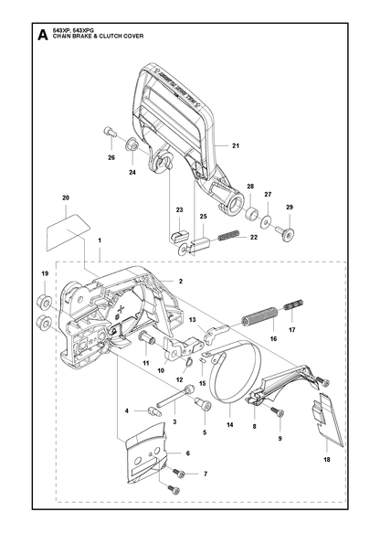 Husqvarna 513249401 onderdelentekening - positie 27