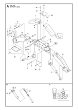 Husqvarna 575433501 onderdelentekening - positie 1