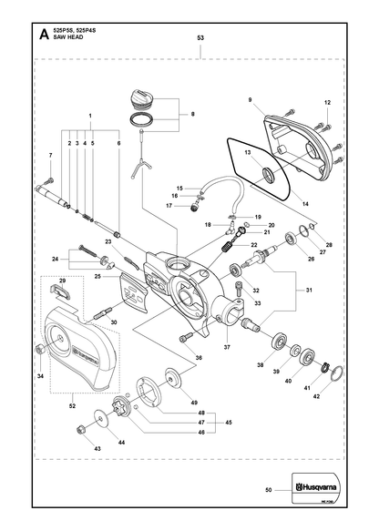 Husqvarna 503230016 onderdelentekening - positie 3