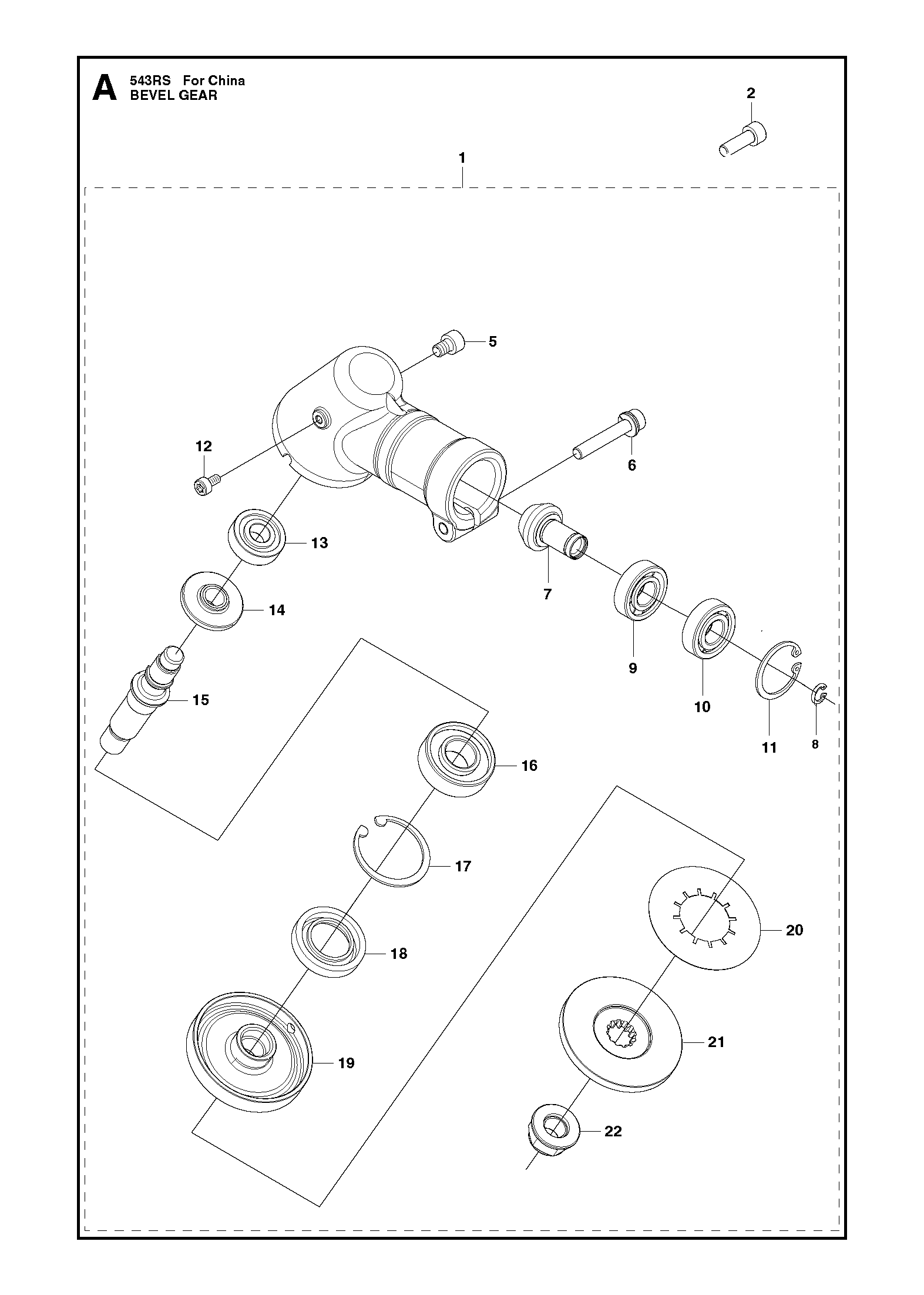 Husqvarna 506745601 onderdelentekening - positie 2
