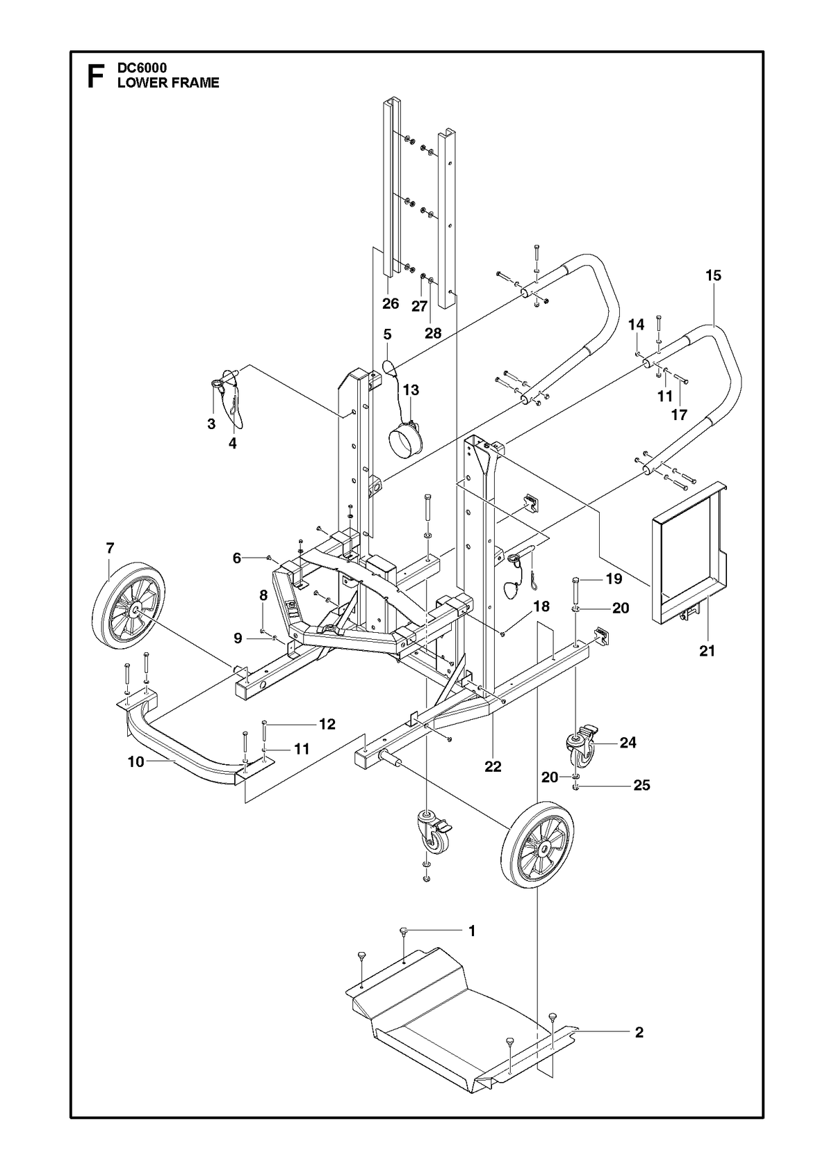 Husqvarna 582137801 onderdelentekening - positie 3