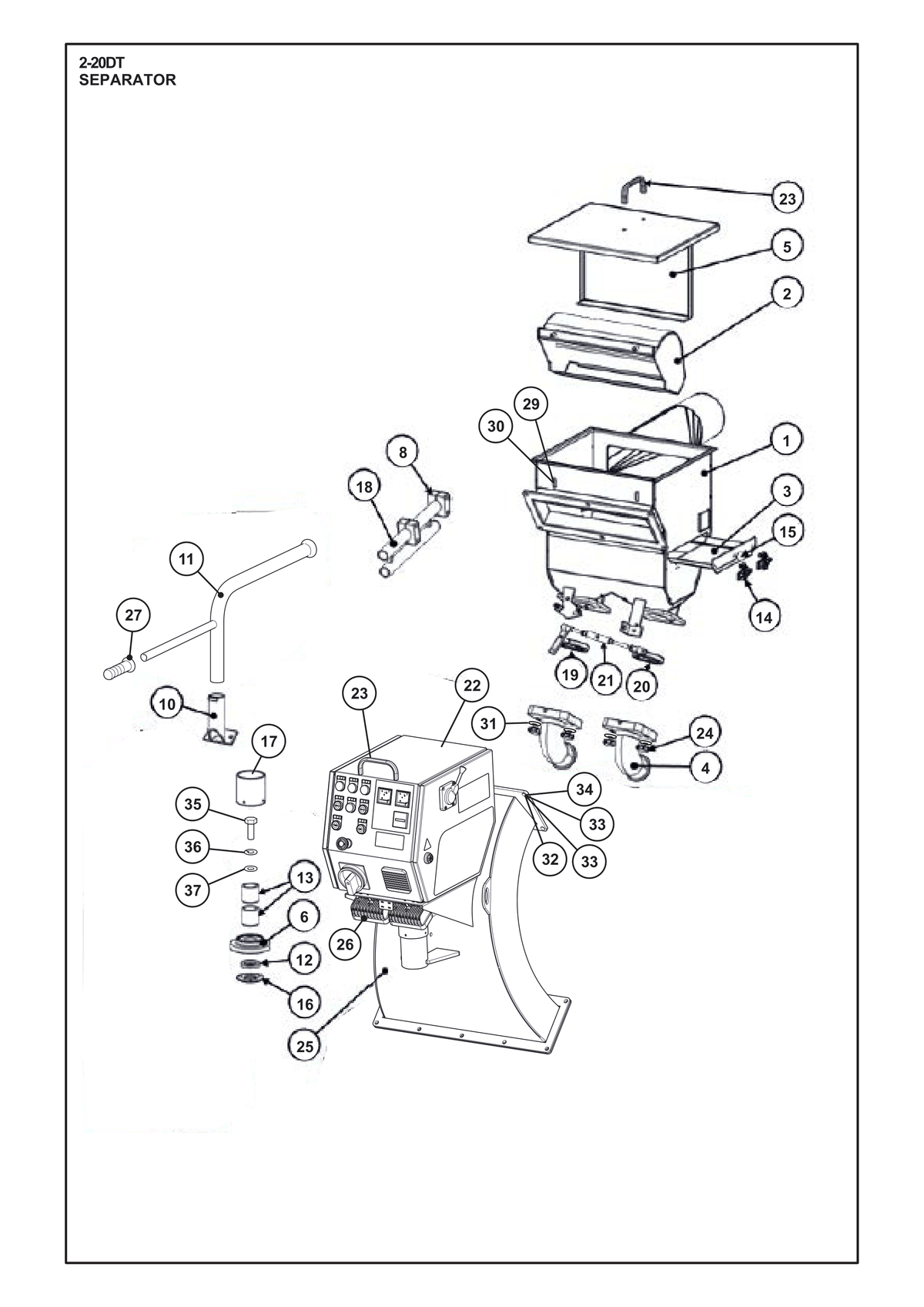 Husqvarna 734118601 onderdelentekening - positie 37