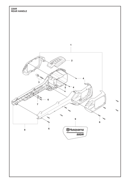 Husqvarna 548191901 onderdelentekening - positie 8