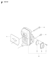 Husqvarna 511494201 onderdelentekening - positie 1