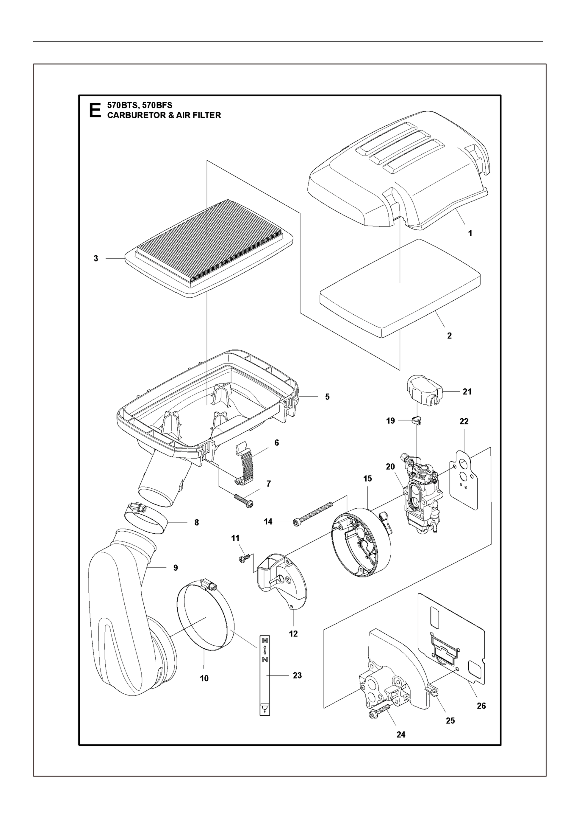 Husqvarna 503894701 onderdelentekening - positie 6