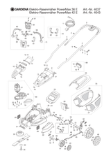 Husqvarna 510763400 onderdelentekening - positie 0