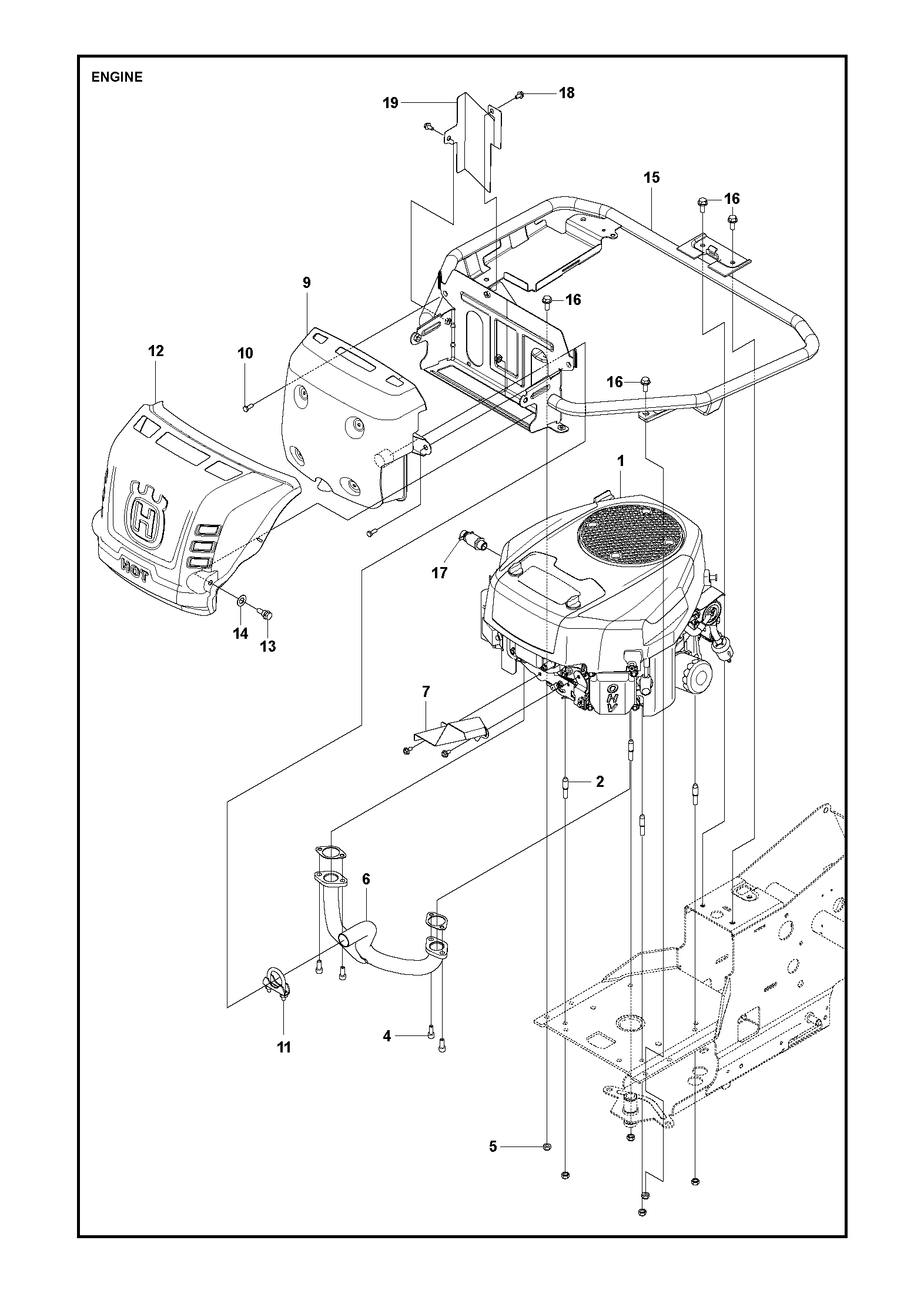 Husqvarna 506556301 onderdelentekening - positie 4