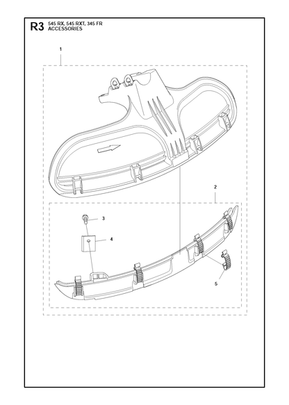 Husqvarna 503217572 onderdelentekening - positie 3