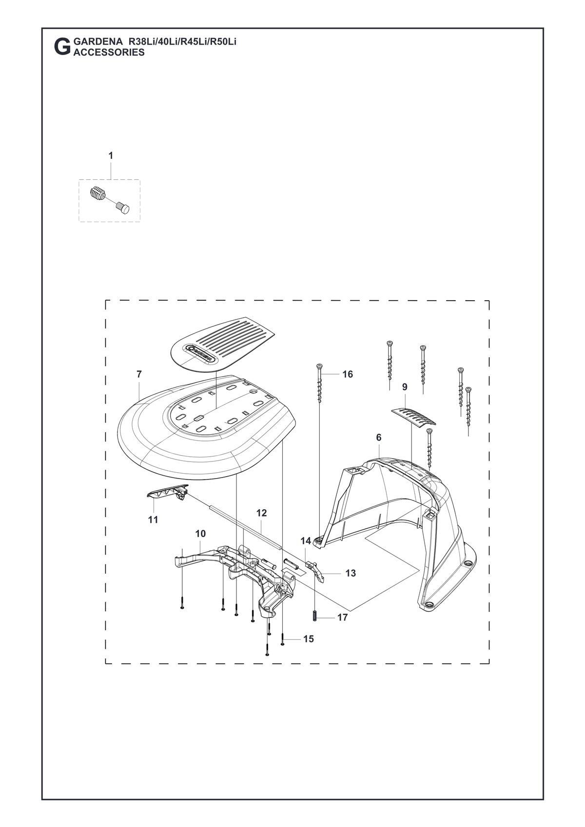 Husqvarna 531243701 onderdelentekening - positie 25