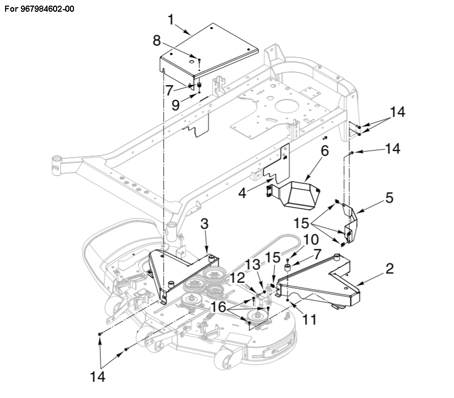 Husqvarna 597353902 onderdelentekening - positie 2