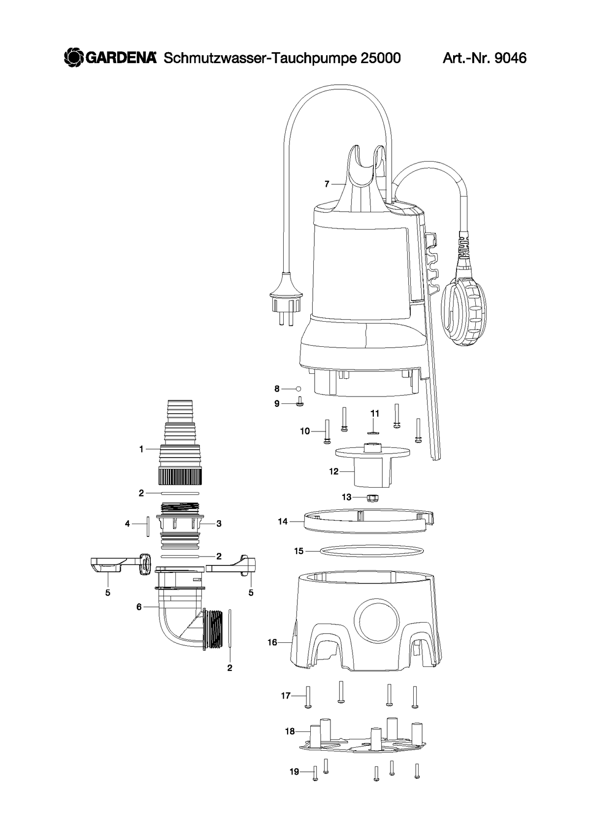 Husqvarna 529540701 onderdelentekening - positie 14