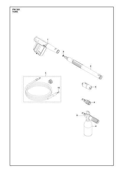 Husqvarna 547380401 onderdelentekening - positie 2