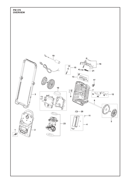 Husqvarna 547367501 onderdelentekening - positie 23