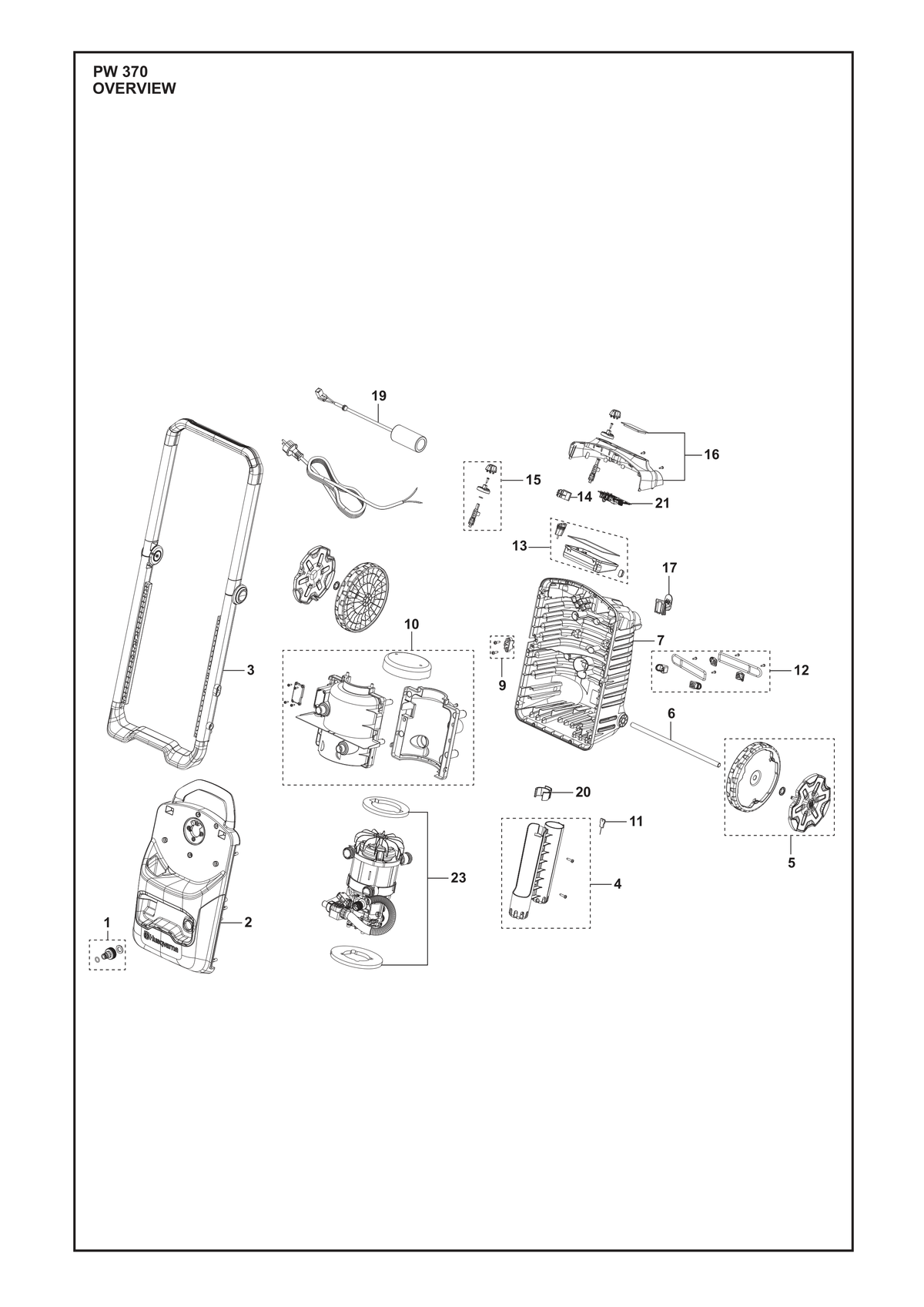 Husqvarna 547368201 onderdelentekening - positie 16