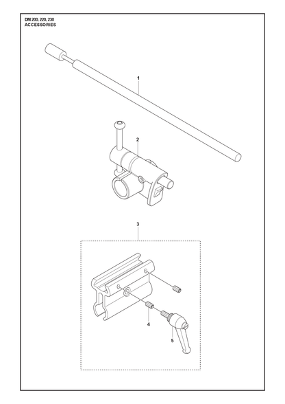 Husqvarna 504098701 onderdelentekening - positie 2