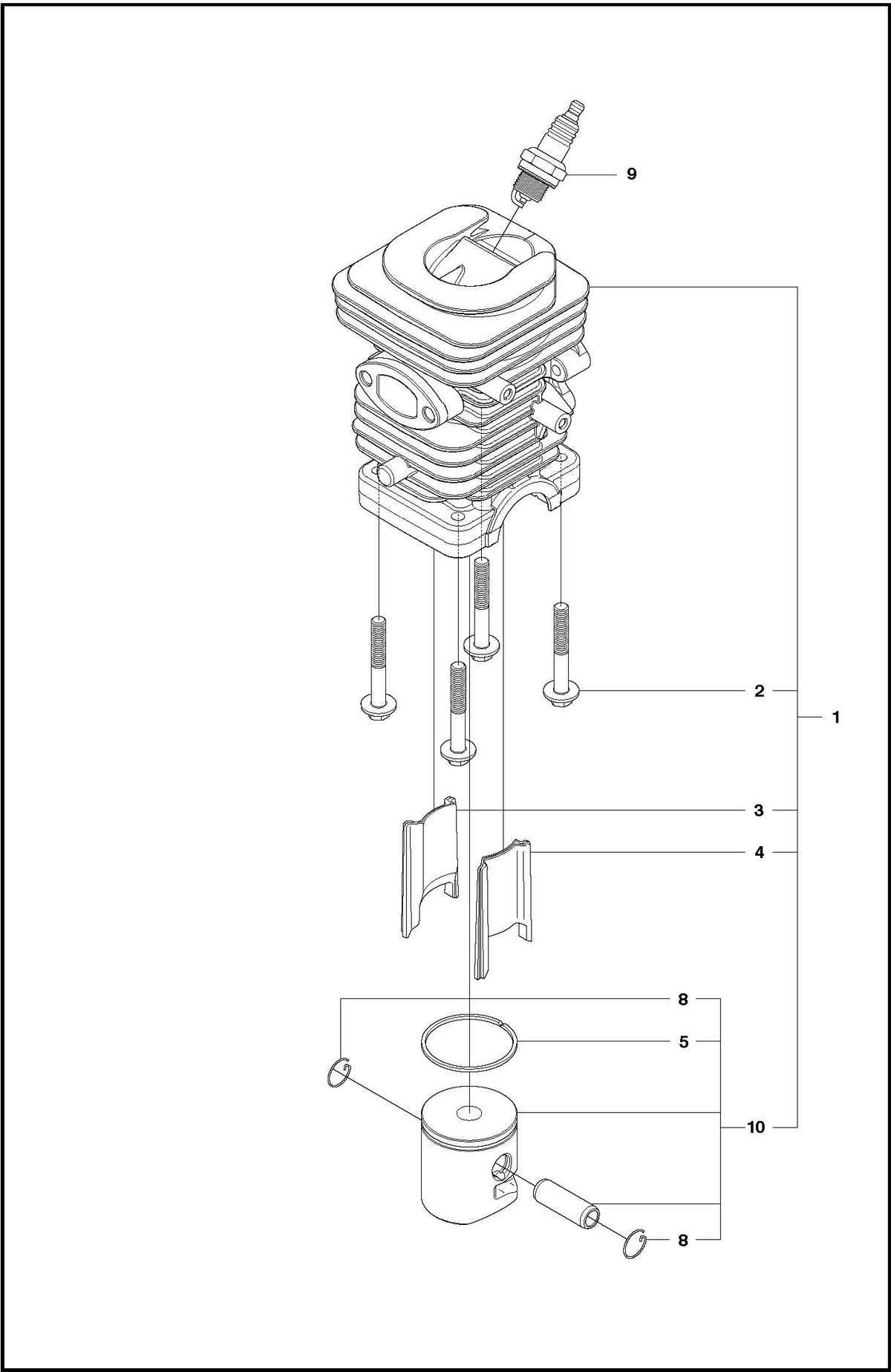Husqvarna 530012608 onderdelentekening - positie 5