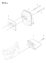 Husqvarna 510481601 onderdelentekening - positie 2