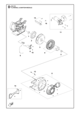 Husqvarna 599349003 onderdelentekening - positie 8