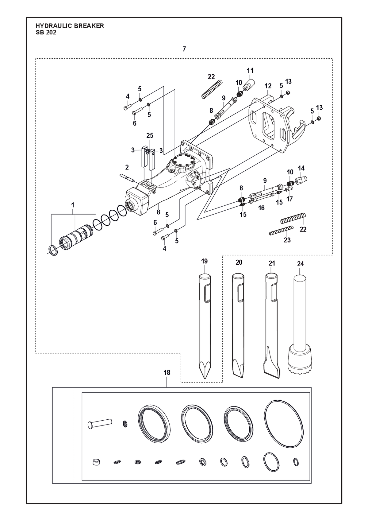Husqvarna 522869506 onderdelentekening - positie 19