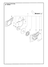 Husqvarna 506275514 onderdelentekening - positie 1
