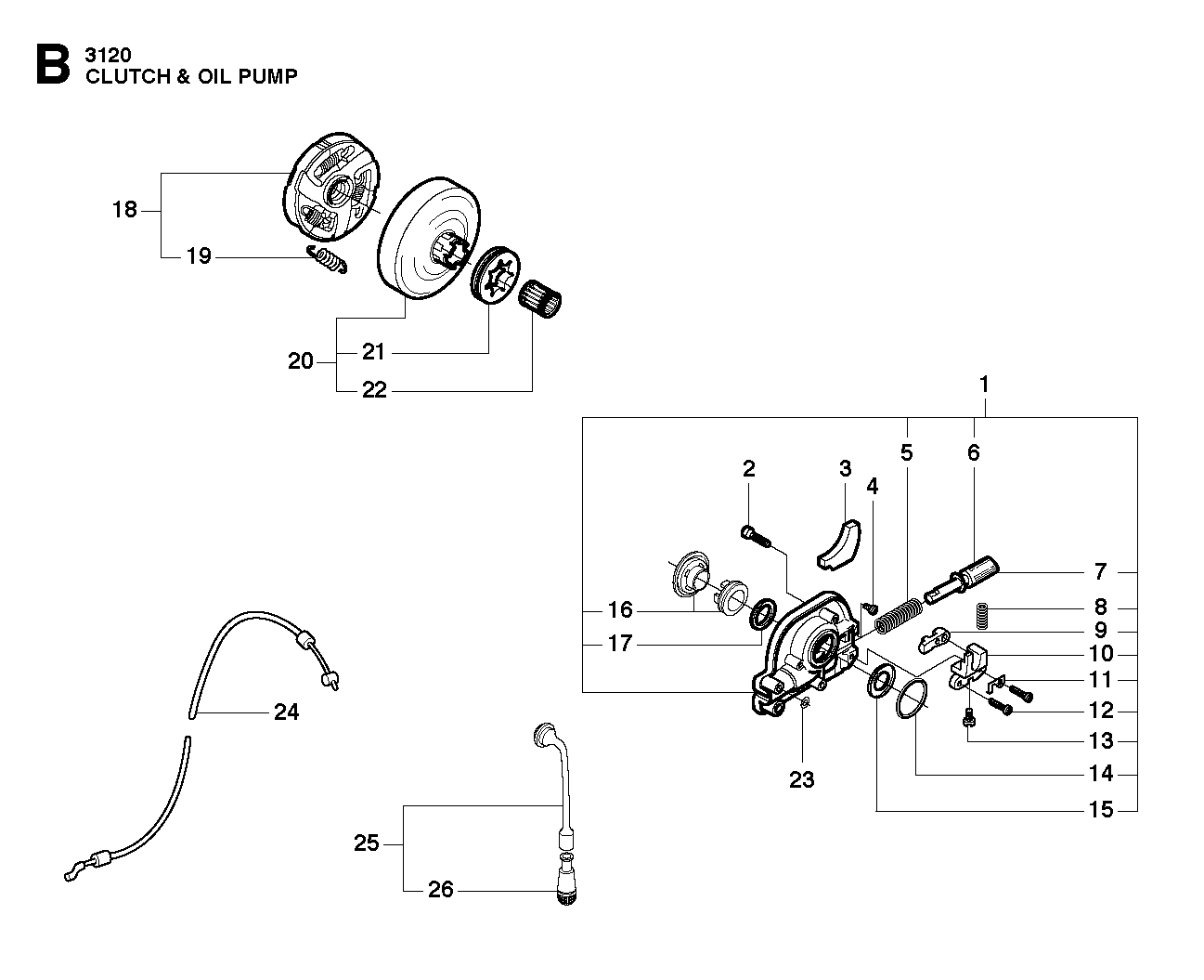 Husqvarna 501893702 onderdelentekening - positie 8