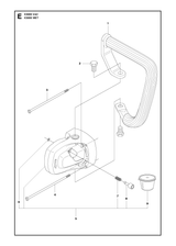 Husqvarna 506150303 onderdelentekening - positie 1