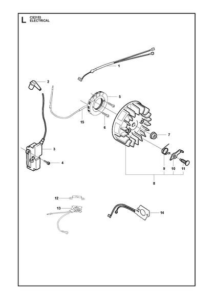 Husqvarna 503824303 onderdelentekening - positie 8