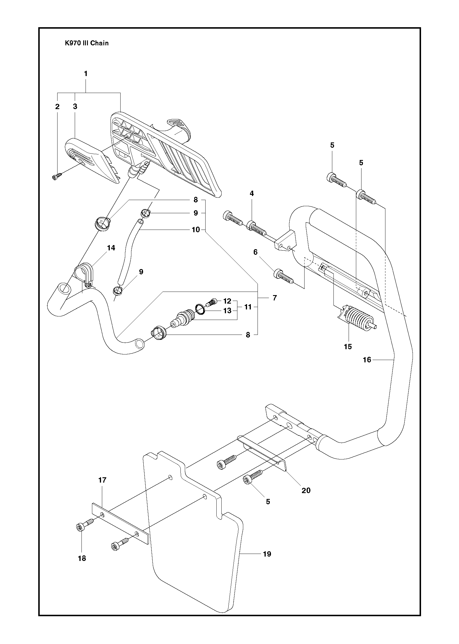 Husqvarna 506334501 onderdelentekening - positie 17